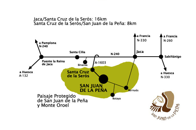 Como llegar a San Juan de la PeÃ±a